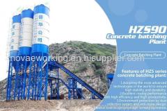 90M3/H Centralized Control Precast Wet And Dry Mix Concrete Batching Station