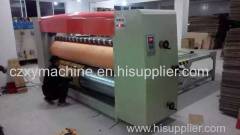 Corrugated carton box 3color printing machine with slotting and die cutting