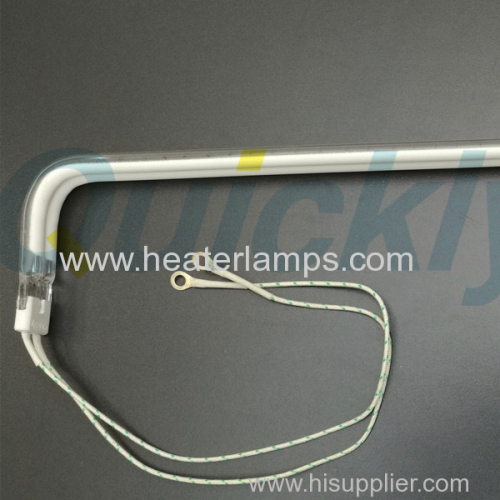 quartz tungsten infrared heater lamps with ceramic white reflector