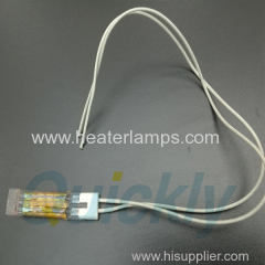 tubular short wave infrared emitter for coating curing