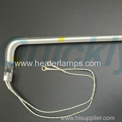 twin tube short wave infrared emitter for coating curing