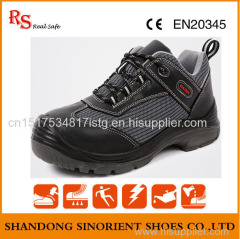 Mining breathable lining security production steel toe safety shoes