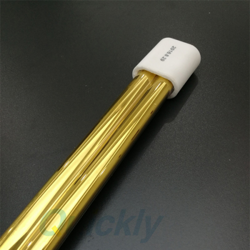gold coating medium wave twin tube infrared emitter
