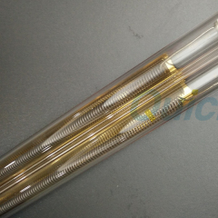 gold coating twin tube ir emitter for glass printing