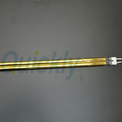 industrial electric quartz heater with semi gold coating
