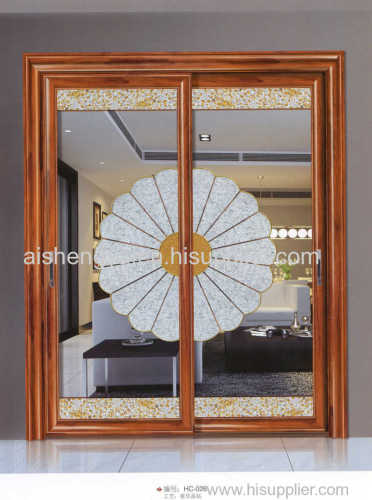 Laminated glass door silk printed glass etched glass sheet can be temperd as glass partaiton