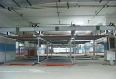 Automated two level puzzle parking system