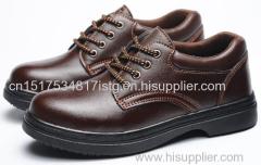 genuine leather safety products security shoes