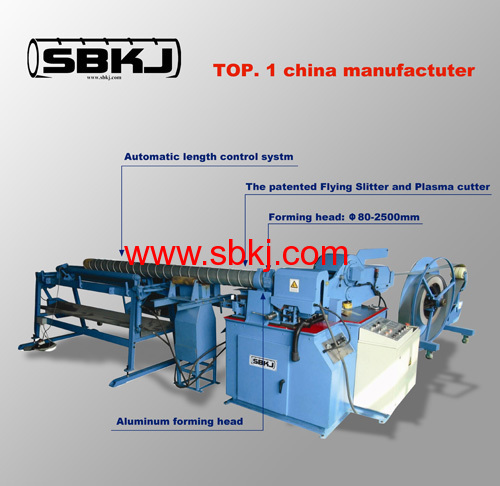 high quality spiral tubeformer machine