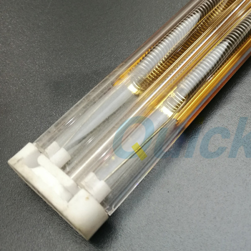 twin tube lamps for adhesive curing