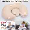 Sandexica 2Pcs one Set Multifunction Nursing Pillow Maternity Pillow U-Shaped Breastfeeding Pillow