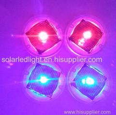 Home and garden decorative solar powered led steady or flashing garden light