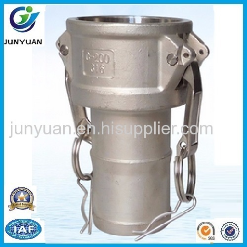 STAINLESS STEEL CAMLOCK COUPLING PART F