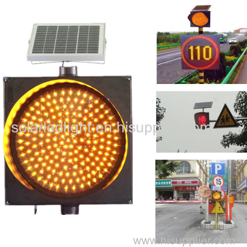 Super brightness road safety led flashing solar traffic warning light