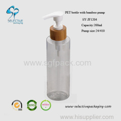 200ml small clear PET round bottle