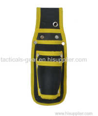 Houyaun 10-inch yellow and black small tool pouch