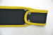 yellow and black samll tool pouch with three compartment