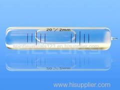 Glass Tubular Level Vials used in level instruments