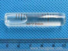 Glass Tubular Level Vials used in level instruments