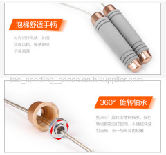 PVC Material and Steel Sling Jump Rope for fitness and healthy