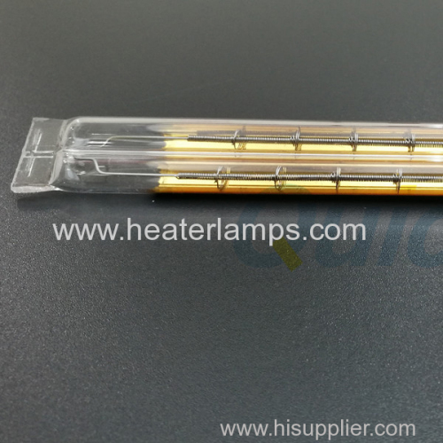 double quartz tube short wave ir heater