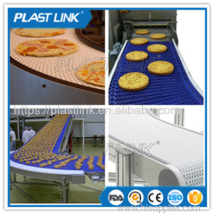 PP/POM/stainless steel modular belt conveyor