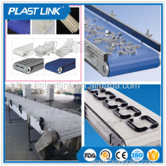 PP/POM/stainless steel modular belt conveyor