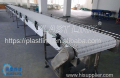 PP/POM/stainless steel modular belt conveyor