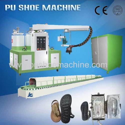 PU shoes automatic injection machine