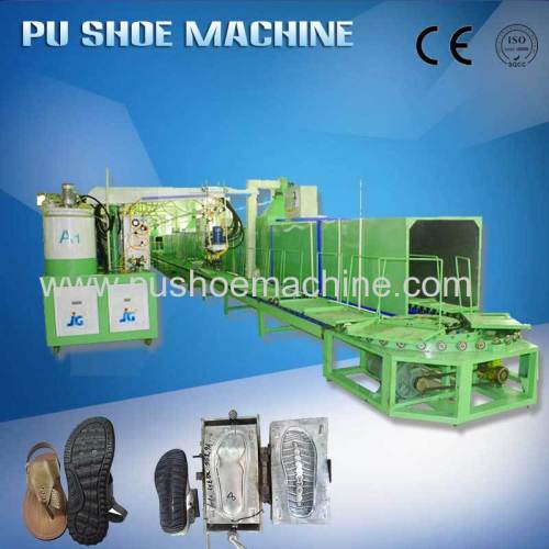 JG brand PU Shoemaking moulding machine for sandals