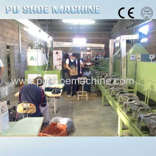 New pu slippers making machine