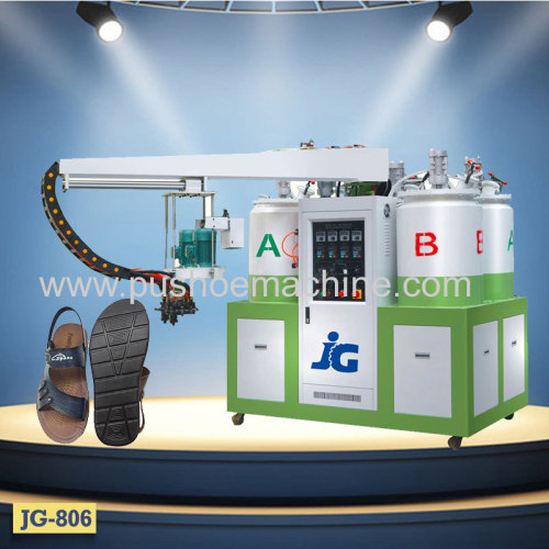 double colors machine for making sandals