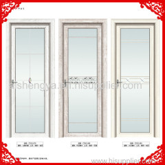 Interior Single Swing Frosted Glass Door for Bathroom or Balcony Waterproof Material