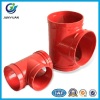 Grooved Pipe Fitting/Equal Tee/grooved tee/