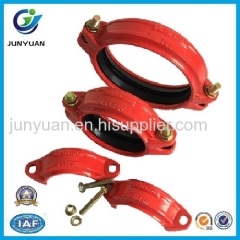 Grooved Pipe Fittings And Rigid Hose Coupling Clamp