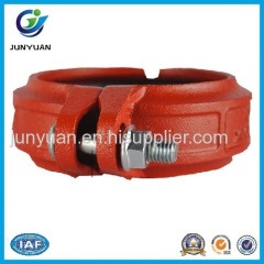 Grooved Pipe Fittings And Rigid Hose Coupling Clamp