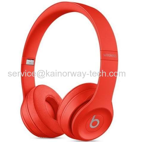 Wholesale Beats Solo3 Red Wireless Foldable On-Ear Bluetooth Headphones Special Edition