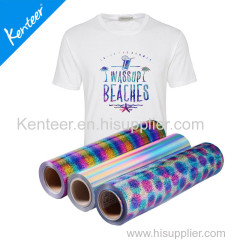 Kenteer hologram heat transfer vinyl for textiles