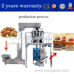 kenwei puffed food potato chip popcorn cashew weighing and packaging machine