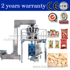 packaging machine for all kind of granules products with multihead weigher