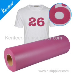 Kenteer various color flock heat transfer vinyl for clothing