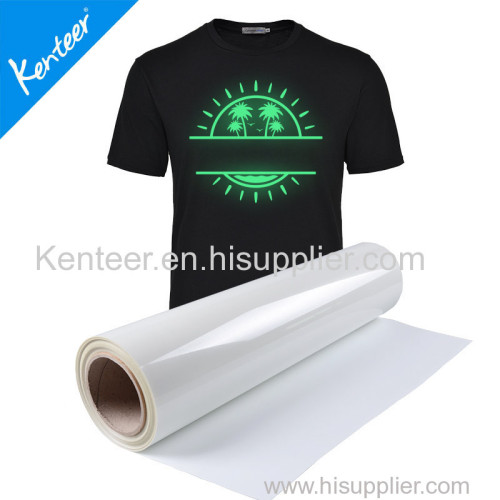 Glow in the dark heat transfer vinyl for cloth