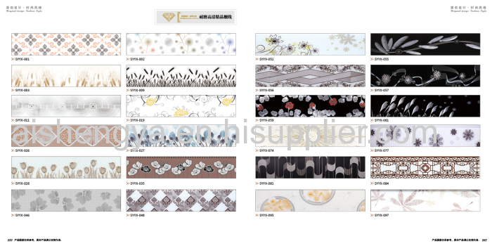 High-definition digital printing on HD paper stick on wood sheet as furniture panel or home decoration