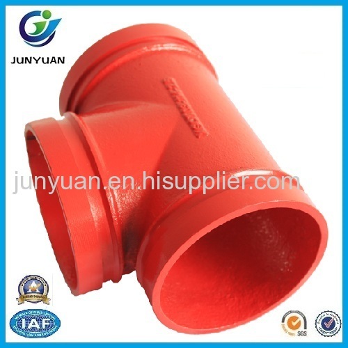Grooved Pipe Fitting/Equal Tee/grooved tee/