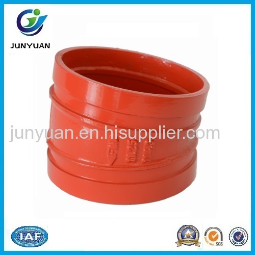 Grooved Pipe Fittings 22.5 Degree Elbow