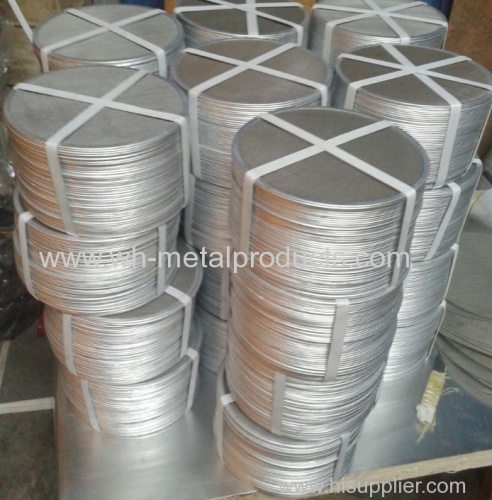 metal mesh filter discs multi layers with welding points or alloy frame