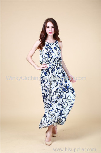 maxi viscose dress- BY373