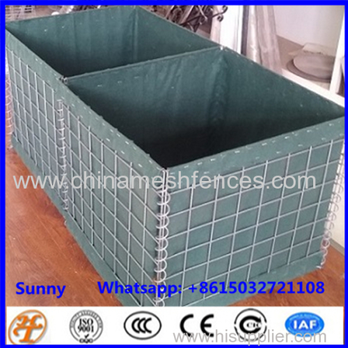 galvanized military bunker hesco barrier