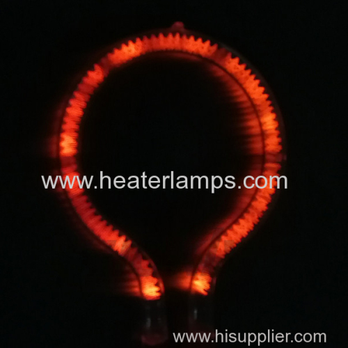 high purity quartz glass infrared heat lamps