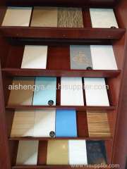 Wood sheets overed with HD paper or PVC film for home furniture & office decorative & construction